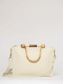 Beau & Ro Clutch + Crossbody Ivory / One Size The Bamboo Clutch + Crossbody | Ivory