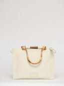 Beau & Ro Clutch + Crossbody Ivory / One Size The Bamboo Clutch + Crossbody | Ivory