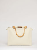 Beau & Ro Clutch + Crossbody Ivory / One Size The Bamboo Clutch + Crossbody | Ivory