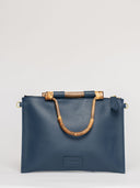 Beau & Ro Clutch + Crossbody Navy / One Size The Bamboo Clutch + Crossbody | Navy