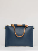 Beau & Ro Clutch + Crossbody Navy / One Size The Bamboo Clutch + Crossbody | Navy