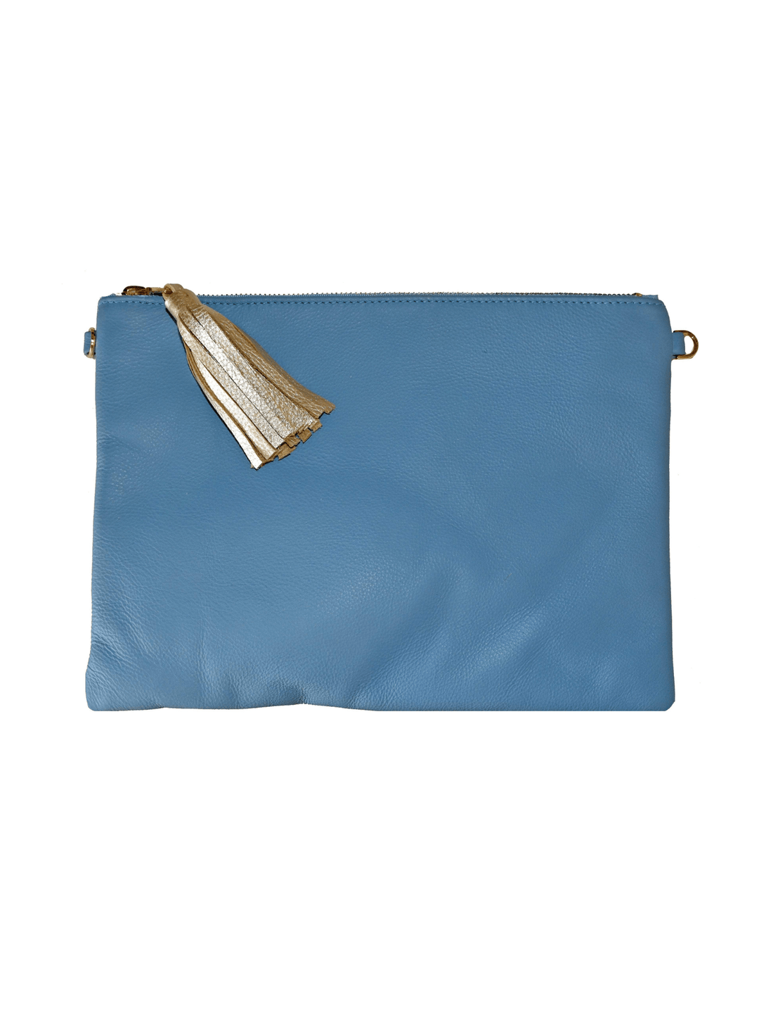 Beau & Ro Clutch + Crossbody One size SAMPLE | The Sconset Clutch + Crossbody | New Blue