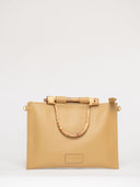 Beau & Ro Clutch + Crossbody Saddle / One Size The Bamboo Clutch + Crossbody | Saddle