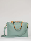 Beau & Ro Clutch + Crossbody Seafoam / One Size The Bamboo Clutch + Crossbody | Seafoam