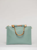 Beau & Ro Clutch + Crossbody Seafoam / One Size The Bamboo Clutch + Crossbody | Seafoam
