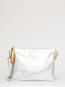 Beau & Ro Clutch + Crossbody Silver Metallic / One Size The Sconset Clutch + Crossbody Bag | Silver