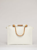 Beau & Ro Clutch + Crossbody White / One Size The Bamboo Clutch + Crossbody | White