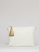 Beau & Ro Clutch + Crossbody White / One Size The Sconset Clutch + Crossbody Bag | White