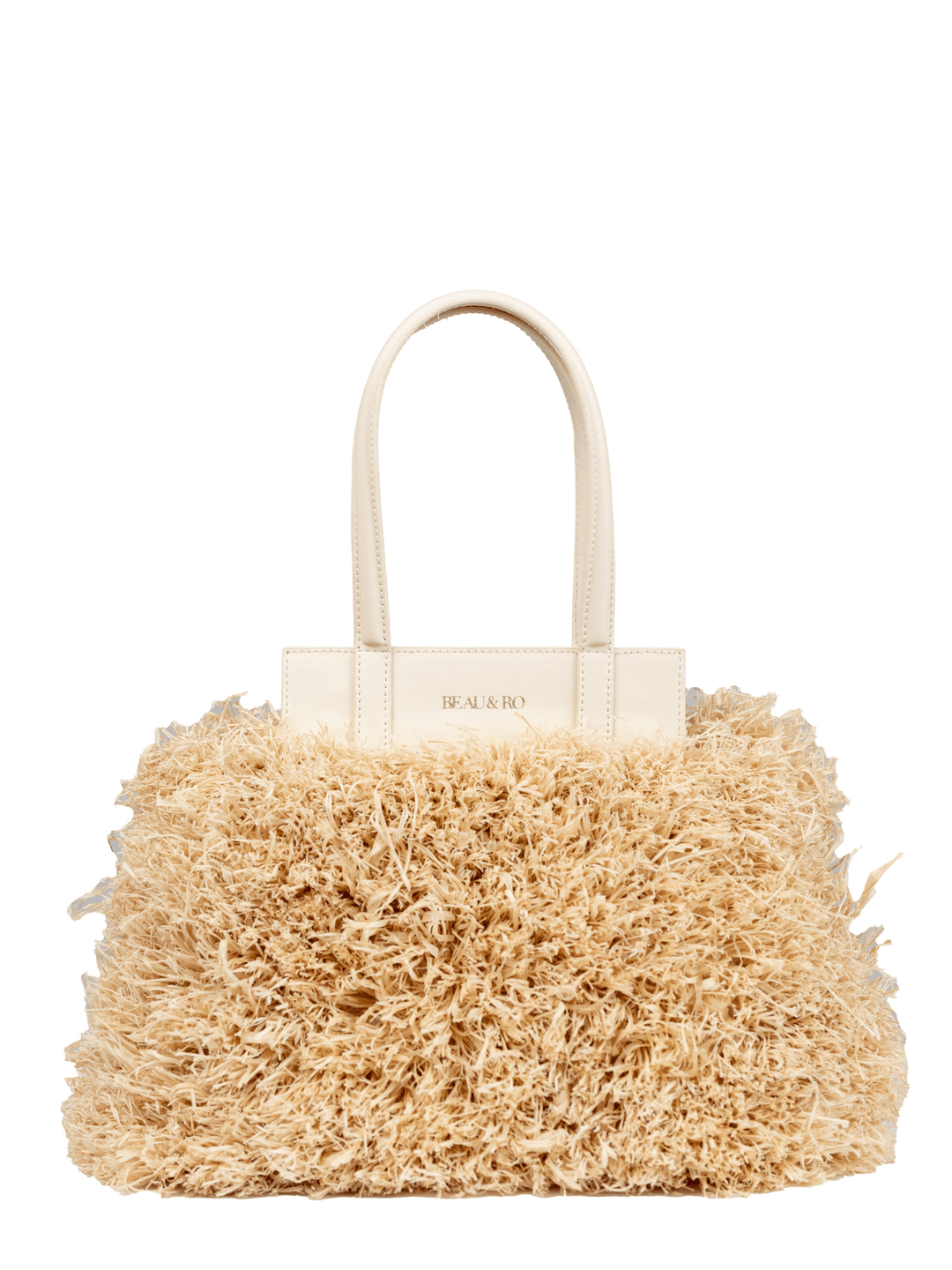 Beau & Ro Clutches Beige / OS The Maroc Collection Fuzzy Purse