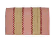 Beau & Ro Clutches Navy / OS The Maroc Collection | Stripe Clutch in Light Pink