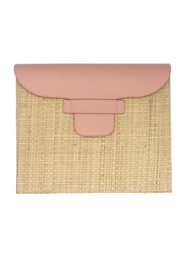 Beau & Ro Clutches Pink / OS The Maroc Collection | Box Clutch in Dark Pink