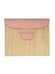 Beau & Ro Clutches Pink / OS The Maroc Collection | Box Clutch in Dark Pink