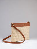 Beau & Ro Clutches Tan / OS The Maroc Collection Quilted Purse in Tan