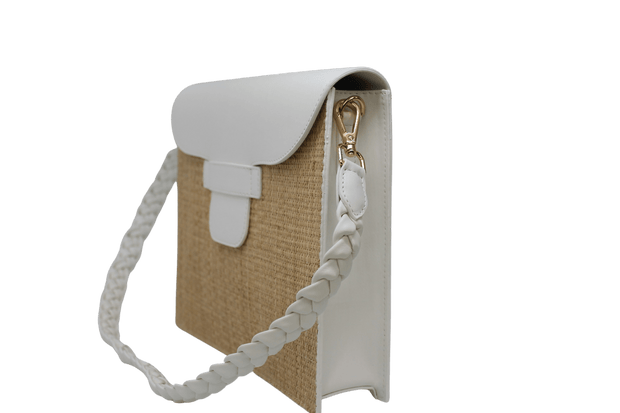 Beau & Ro Clutches White / OS The Maroc Collection | Box Clutch in White