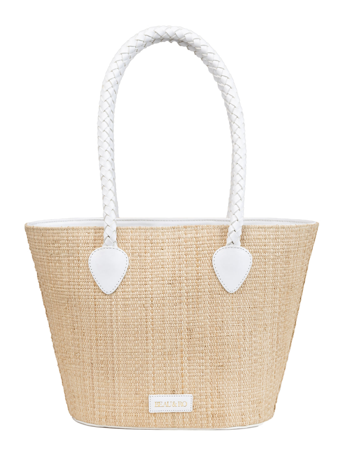 Beau & Ro Clutches White / OS The Maroc Collection Daily Nantucket Tote in White