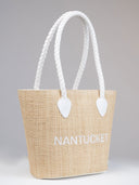 Beau & Ro Clutches White / OS The Maroc Collection Daily Nantucket Tote in White