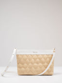 Beau & Ro Clutches White / OS The Maroc Collection Quilted Purse in White