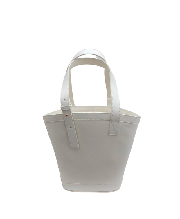 Beau & Ro Clutches White / OS The Maroc Collection | Stripe Tote in White