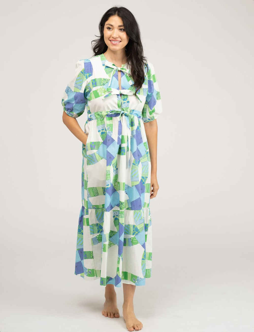 Beau & Ro Dress Kit Made Maxi Dress | Blue Wedding Ring
