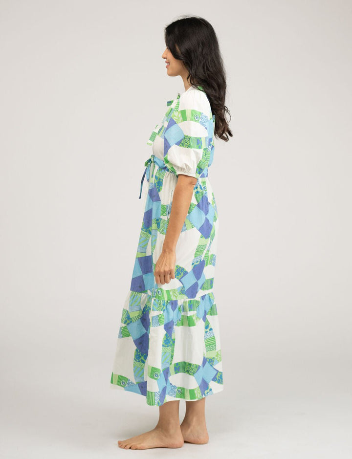 Beau & Ro Dress Kit Made Maxi Dress | Blue Wedding Ring