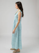 Beau & Ro Dress Myra Dress in Lake
