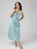 Beau & Ro Dress Myra Dress in Lake