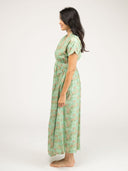 Beau & Ro Dress Retro Maxi Dress | Tiny Green Garden