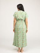 Beau & Ro Dress Retro Maxi Dress | Tiny Green Garden