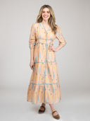 Beau & Ro Dress Small SAMPLE | The Anna Dress | Multi Ikat | Small