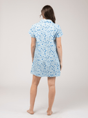 Beau & Ro Dress Small SAMPLE | The Beach Tunic | Blue Splatter | Small