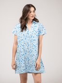Beau & Ro Dress Small SAMPLE | The Beach Tunic | Blue Splatter | Small