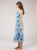 Beau & Ro Dress Small SAMPLE | The Blake Dress | Blue Watercolor | Small