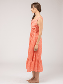 Beau & Ro Dress Small SAMPLE | The Blake Dress | Pink Splatter | Small