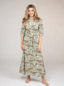 Beau & Ro Dress Small SAMPLE | The Eloise Dress | Charleston Print | Small