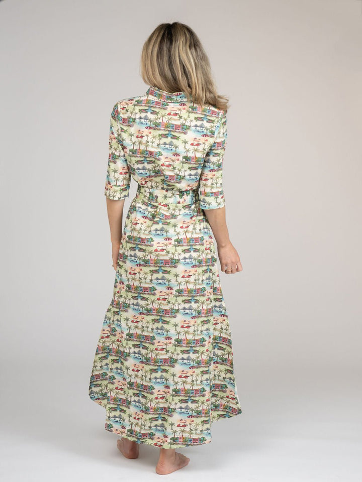 Beau & Ro Dress Small SAMPLE | The Eloise Dress | Charleston Print | Small
