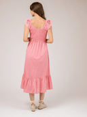Beau & Ro Dress Small SAMPLE | The Goldie Dress | Pink Fleur | Small