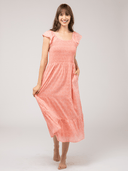 Beau & Ro Dress Small SAMPLE | The Goldie Dress | Pink Swirl | Small