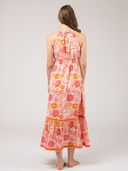 Beau & Ro Dress Small SAMPLE | The Jenna Dress | Pink Watercolor | Small