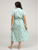 Beau & Ro Dress Small SAMPLE | The Lisa Dress | Mint Garden Swirl | Small