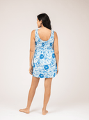 Beau & Ro Dress Small SAMPLE | The Maggie Mini | Blue Watercolor | Small