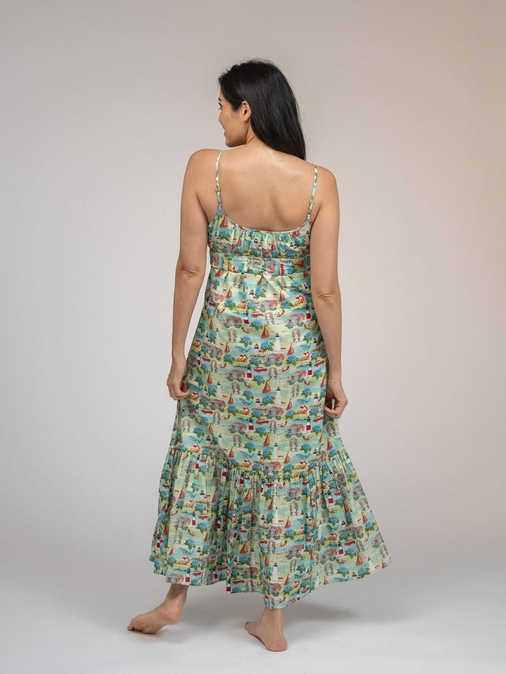 Beau & Ro Dress Small SAMPLE | The Sunny Dress | Nantucket Print | Small
