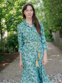 Beau & Ro Dress The Alexa Dress in Blue Wiley Floral