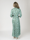 Beau & Ro Dress The Alexa Dress in Blue Wiley Floral