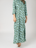 Beau & Ro Dress The Alexa Dress in Blue Wiley Floral