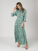 Beau & Ro Dress The Alexa Dress in Blue Wiley Floral