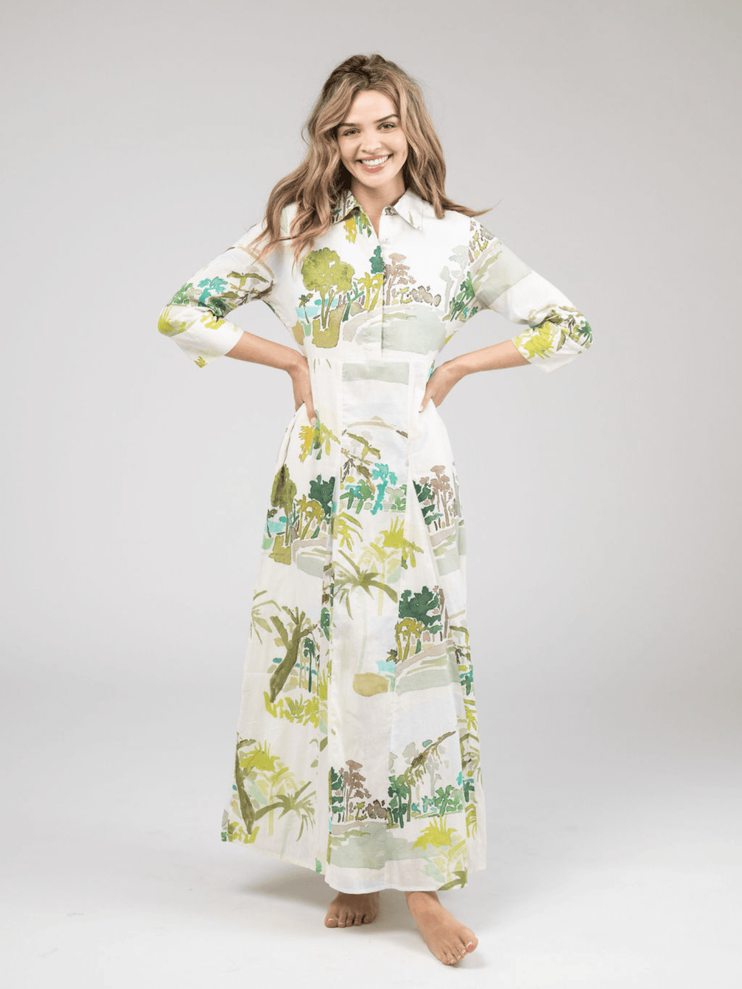 Beau & Ro Dress The Alexa Dress | Palm
