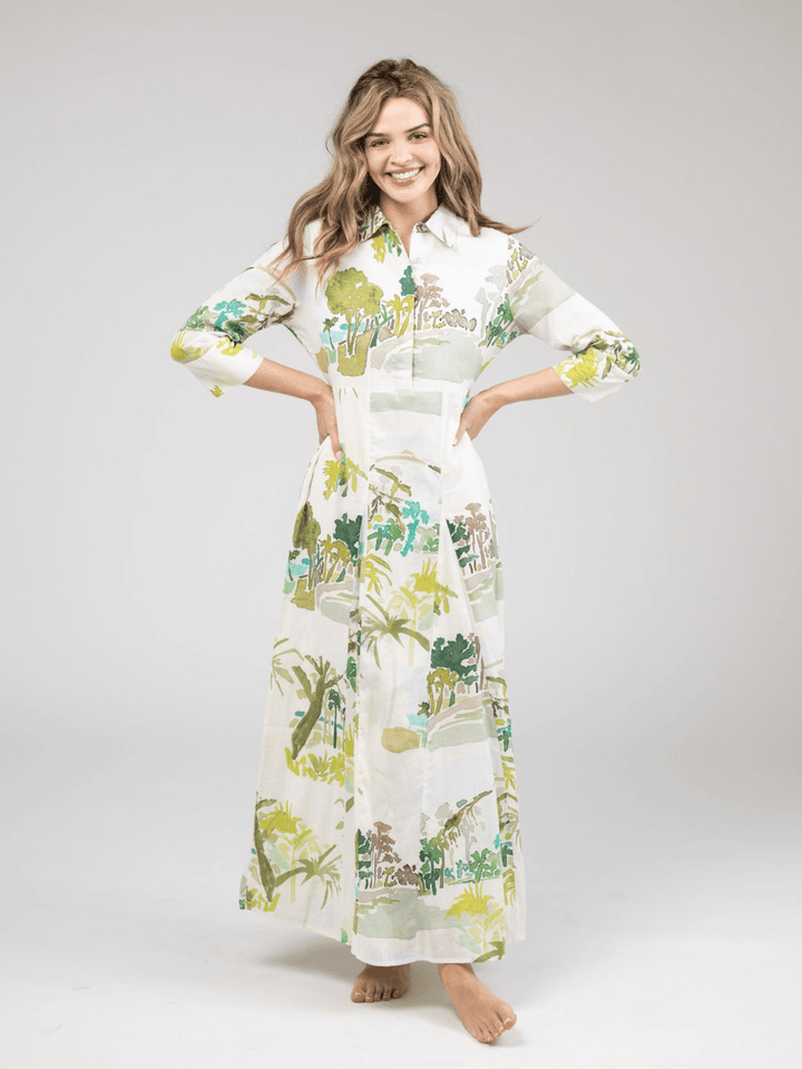 Beau & Ro Dress The Alexa Dress | Palm