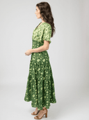 Beau & Ro Dress The Anya Dress in Jaipur Green