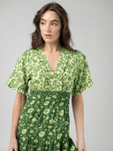 Beau & Ro Dress The Anya Dress in Jaipur Green