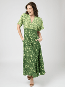 Beau & Ro Dress The Anya Dress in Jaipur Green